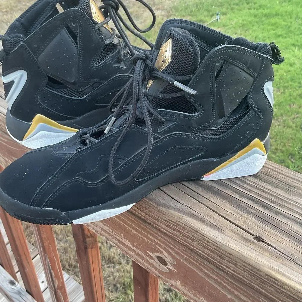Jordan True Flight Men's Black Metallic Size 9.5 342964-070